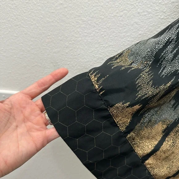 MalekinWear SHINOGA Death's Head Hawk Moth art kimono robe short spirit kaftan - Picture 5 of 6